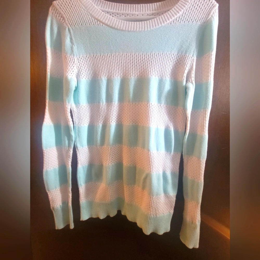Womens Striped Sweater Size Small